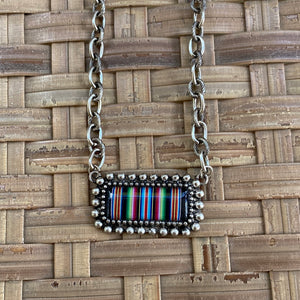 BAR SERAPE CHUNKY CHAIN NECKLACE