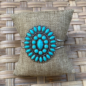 Concho Turquoise Bracelet