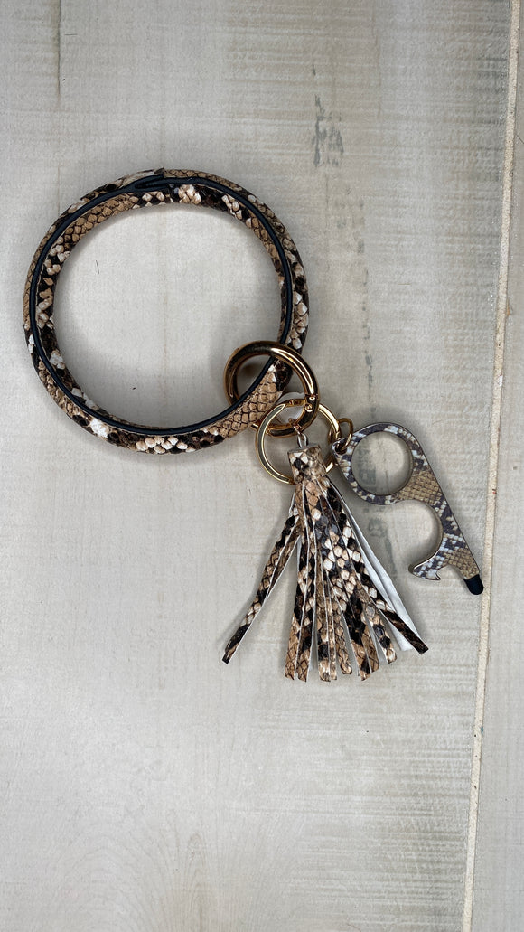 Bracelet Key Chain with No touch Tool