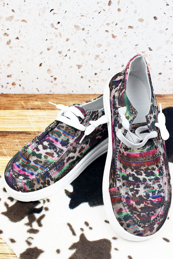 Wild about Serape Canvas Sneakers